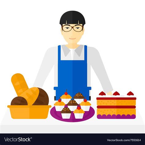 Successful small business owner Royalty Free Vector Image