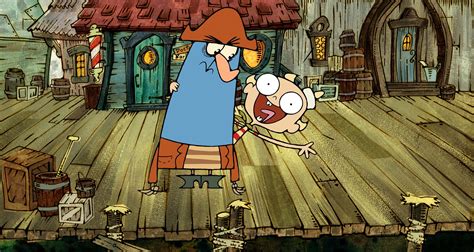 Flapjack and Captain K'nuckles. I really miss this show, Flapjack is ...