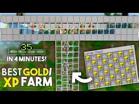 5 best gold farm designs for Minecraft Bedrock Edition