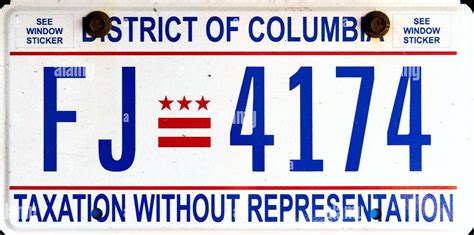 Why is “Taxation Without Representation” on Washington DC License Plates?