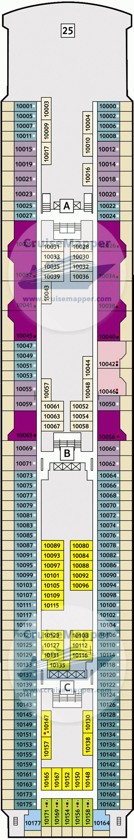 Marella Voyager deck 21 plan | CruiseMapper