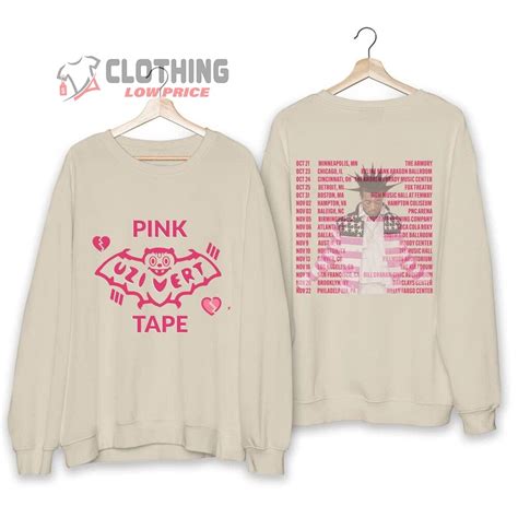 Pink Tape 2023 Tour Merch, Lil Uzi Vert Pink Tape Tour Shirt, Lil Uzi ...