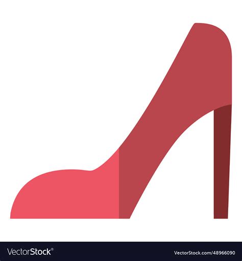 Red shoes clothing Royalty Free Vector Image - VectorStock