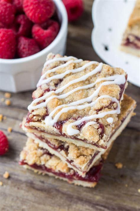 Raspberry Crumble Bars - Just so Tasty