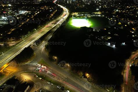 Best Aerial View of Luton City of England after Sunset 13901042 Stock Photo at Vecteezy