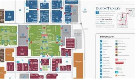 Map Of Easton town Center Columbus Ohio | secretmuseum