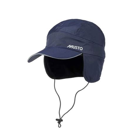 Musto Waterproof Fleece Lined Sailing Cap - Winter Sailing - Navy | eBay