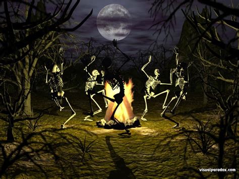 🔥 Download Halloween Wallpaper Dancing Skeleton by @michellem13 | Halloween Skeleton Wallpapers ...