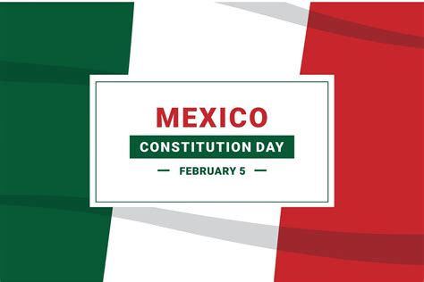 Mexico Constitution Day 5477255 Vector Art at Vecteezy