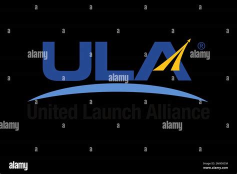 United Launch Alliance, Logo, Black background Stock Photo - Alamy