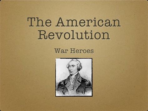 American Revolutionary War Heroes