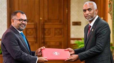 Moosa Zameer sworn in as the new Minister of Foreign Affairs of ...