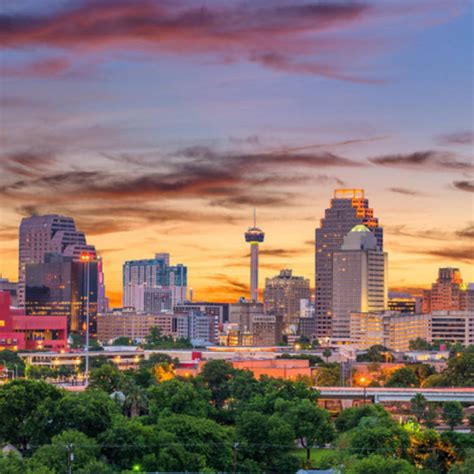 San Antonio Skyline - Texas Over Fifty