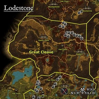 Lodestone | New World Wiki | Where to find with Maps, Recipes