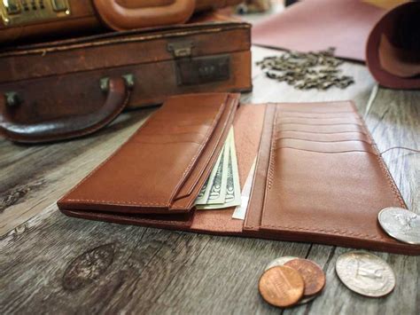 Leather Long Wallet Pattern – Leather Bag Pattern