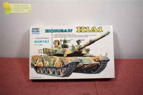 TRUMPETER KOREAN K1A1 MBT Tank 1/35 Scale Model Kit (Package Wear) $49. ...