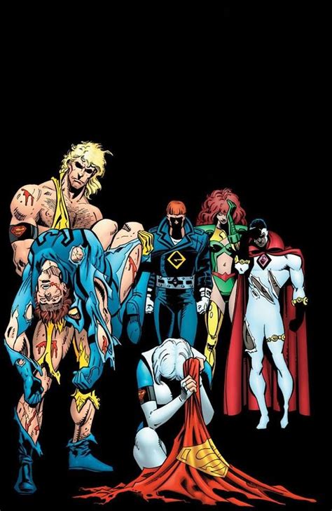 Justice League America: Funeral for a Friend Art by Dan Jurgens ...