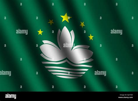 The Macau flag Stock Photo - Alamy