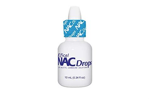 NAC Drops N-Acetyl-Carnosine Antioxidant Anti-Aging Lubricant Eye Drops ...