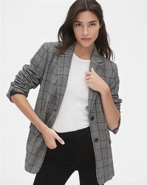 Gap Modern Plaid Blazer | Best Work Clothes For Women From Gap | POPSUGAR Fashion Photo 2