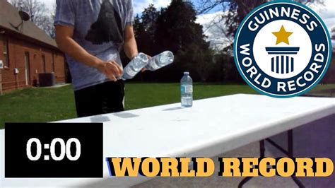 World Record For Most Bottle Flips In A Row 2024 - Mandy Henrietta