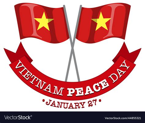 Vietnam peace day banner design Royalty Free Vector Image