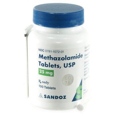 Methazolamide Tablets, 25mg