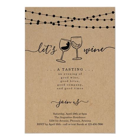 Wine Tasting Party Invitation | Zazzle | Wine tasting party, Wine tasting invitations, Wine ...