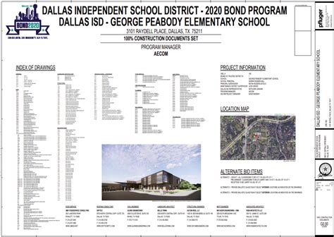 New Construction - George Peabody Elementary School - Dallas ISD - Virtual Builders Exchange