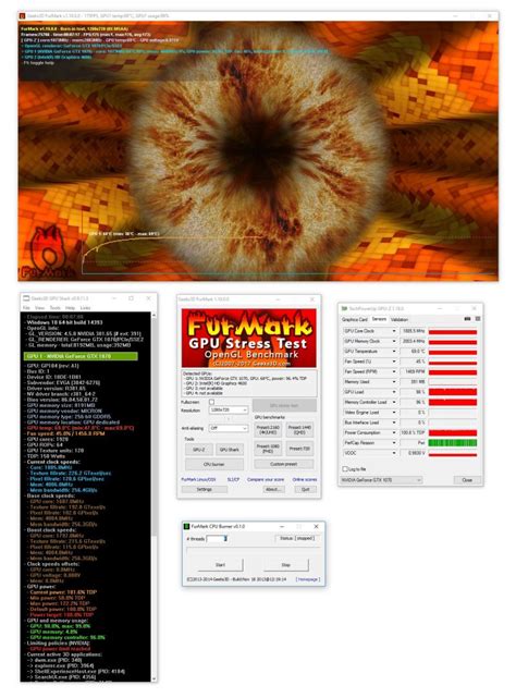 윈도우 포럼 - 자 료 실 - FurMark 1.32.0 - 그래픽 카드의 성능 측정