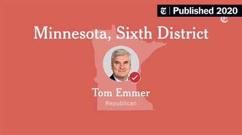 Minnesota Sixth Congressional District Results: Tom Emmer vs. Tawnja ...