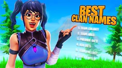 1000+ Best Cool/Sweaty Clan Names 2022! (Not Taken) | Join a Fortnite Clan - YouTube