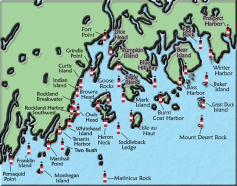 a map showing the location of several locations