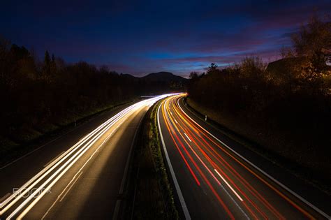 Long exposure - Cars - Road - Night | Long exposure, Exposure, Car lights