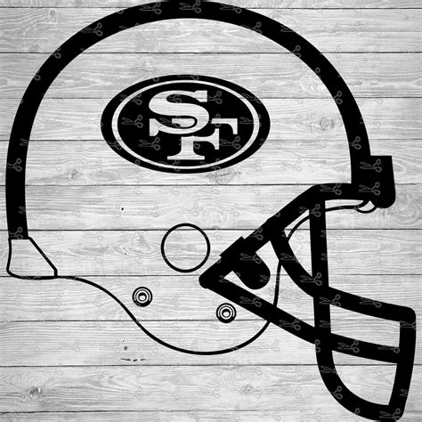 Niners Helmet SVG,EPS & PNG Files - Digital Download files for Cricut ...