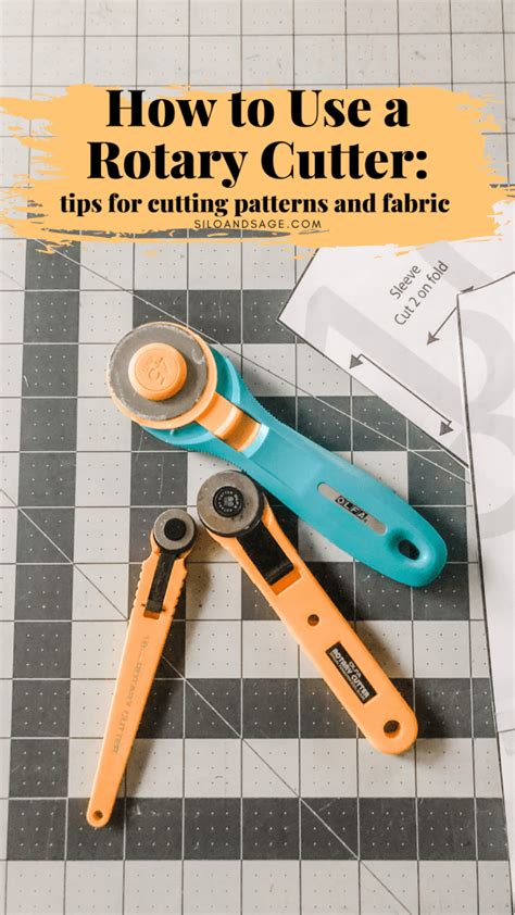 How to Use a Rotary Cutter: tips and tricks - Silo & Sage