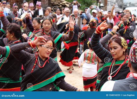 Local Nepali People are Having Dance Festivals Around Bhaktapur ...