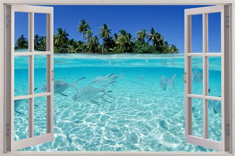 🔥 Download Exotic Beach Wall Stickers Film Mural Art Decal Wallpaper by @elizabethf | Beach ...