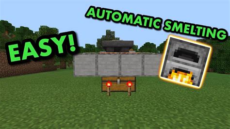 SIMPLE 1.20 SUPER SMELTER TUTORIAL in Minecraft Bedrock (MCPE/Xbox/PS4/Nintendo Switch/Windows10 ...