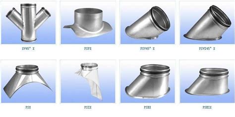 hvacr parts: Round spiral air duct and fittings