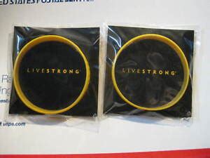 2 SMALL LIVESTRONG Yellow Bracelet BAND Wristband LAF | eBay