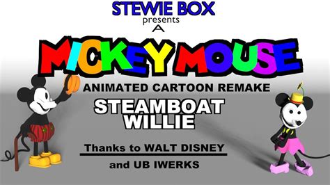 Steamboat Willie 3d Remake - YouTube