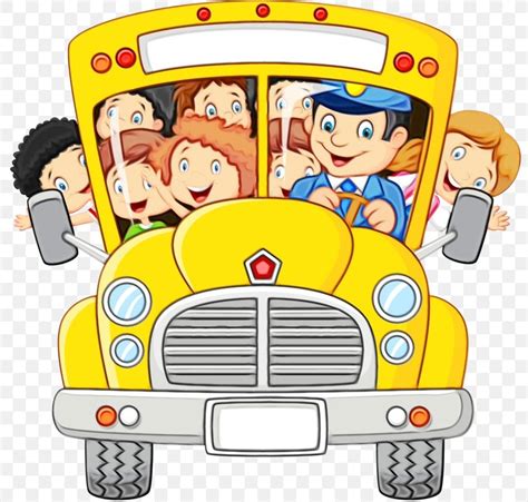 Cartoon School Bus, PNG, 800x781px, Watercolor, Bus, Car, Cartoon ...