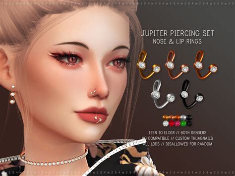 4w25-cc: Jupiter Piercing Set Commission for... - Emily CC Finds