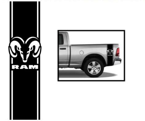 Dodge Ram Head Bedside Graphic Decal Sticker Design 5 | Custom Made In the USA | Fast Shipping