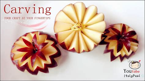 ItalyPaul - Art In Fruit & Vegetable Carving Lessons: Art In Apples Show - Fruit Carving Apple ...