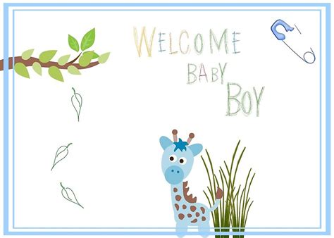 "Welcome Baby Boy" by conniesbubble | Redbubble