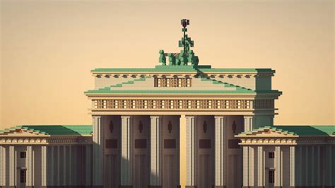 Repro - Brandenburg Gate, Berlin Minecraft Map