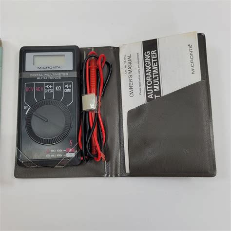 Vintage Micronta LCD Digital Pocket Multimeter Auto-Range 22-171A COMPLETE | eBay