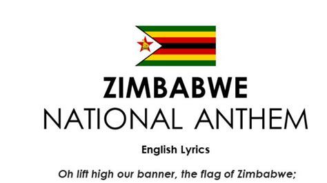 Zimbabwe National Anthem - Lyrics, History, Composer,